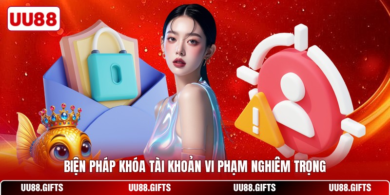 Biện pháp khóa tài khoản vi phạm nghiêm trọng